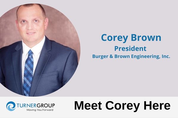 Corey Brown, President of Burger & Brown Engineering, Inc.
